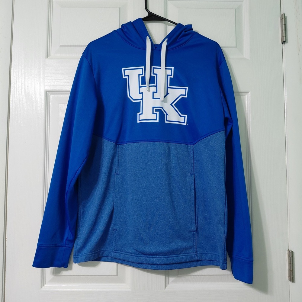 Fanatics Kentucky Wildcats Mens Hoodie Blue Pullover Sweatshirt Size Medium NCAA